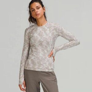 Lululemon Its Rulu Run Long Sleeve Shirt - size 8